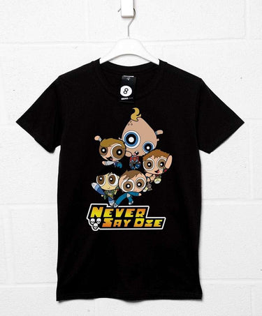 Puff Style Never Say Die Mens T-Shirt 8Ball